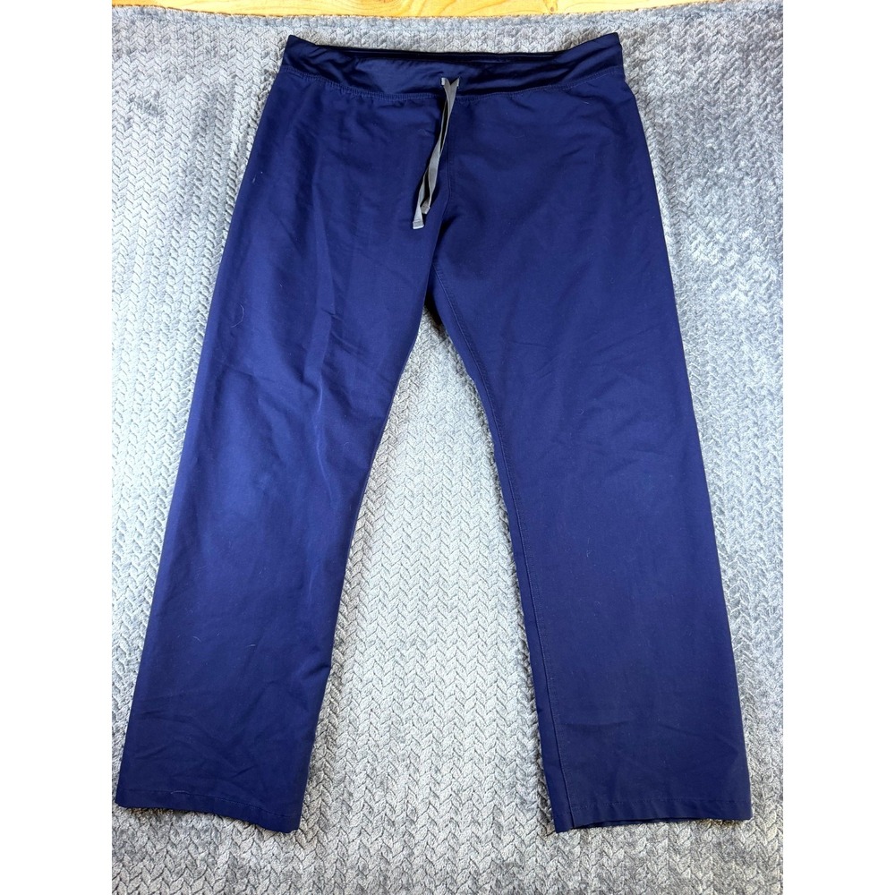 FIGS Technical Collection Scrubs Pants Mens XL Navy Blue Drawstring T21003
